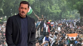 অবস্থান বদলের গুঞ্জন,ছাত্রদের বাদ দিয়ে মোদির পক্ষ নিলেন সালমান খান...?